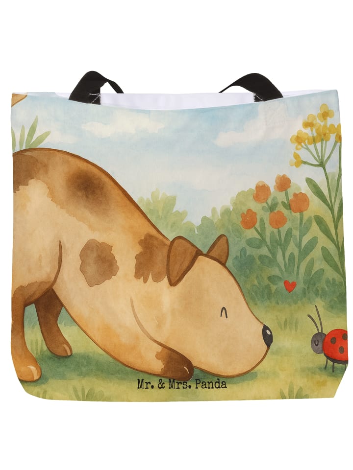 Сумка-шоппер с рисунком собаки и божьей коровки, без слогана, белого цвета Mr. & Mrs. Panda
Сумка-шоппер с рисунком собаки и божьей коровки, без слогана, белого цвета Mr. & Mrs. Panda