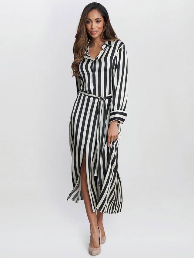 Платье-рубашка Katarina из сатина миди Gina Bacconi, Black/White
Платье-рубашка Katarina из сатина миди Gina Bacconi, Black/White