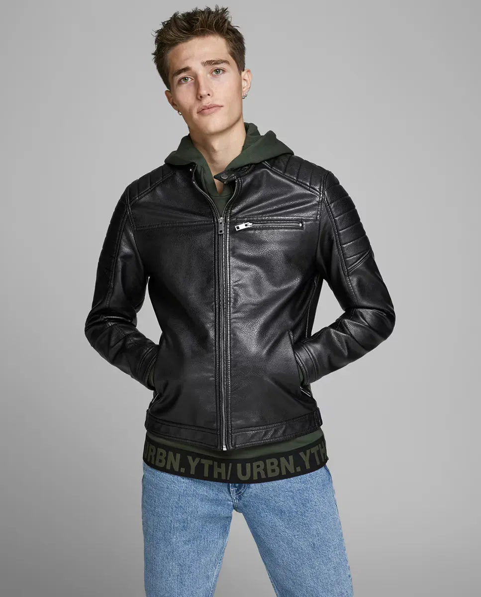Jack & Jones мужская черная куртка, черный
Jack & Jones мужская черная куртка, черный