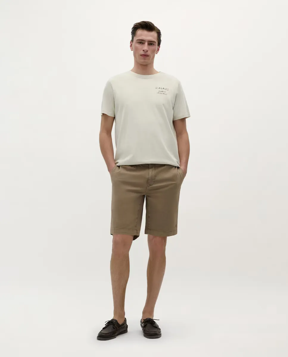 Мужские шорты-бермуды обычного кроя с карманами Scalpers, коричневый
Мужские шорты-бермуды обычного кроя с карманами Scalpers, коричневый