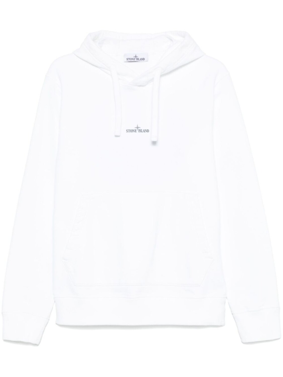 Толстовка с логотипом Stone Island, белый 
Толстовка с логотипом Stone Island, белый