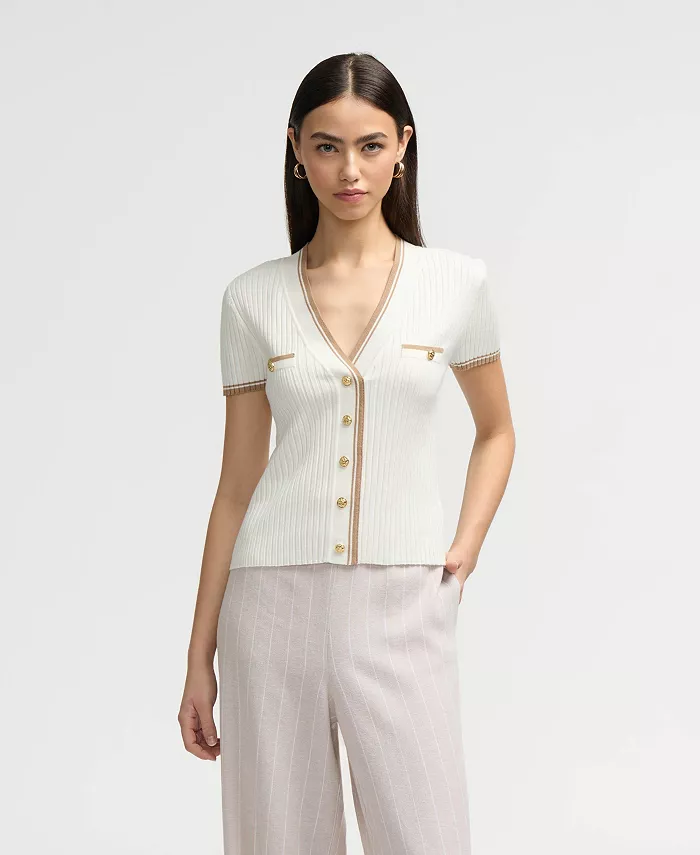 Женский кардиган с коротким рукавом NVLT, коричневый/бежевый
Женский кардиган с коротким рукавом NVLT, коричневый/бежевый