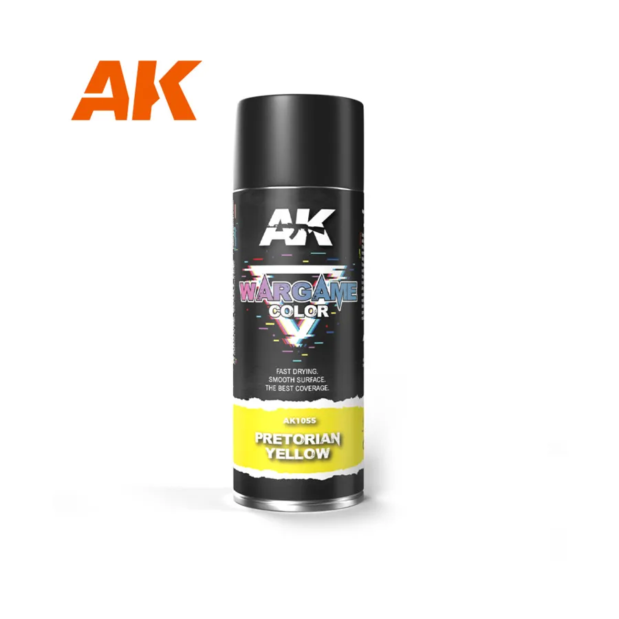 Преторианский желтый спрей, AK Wargame Battle Grounds - Spray Paints
Преторианский желтый спрей, AK Wargame Battle Grounds - Spray Paints