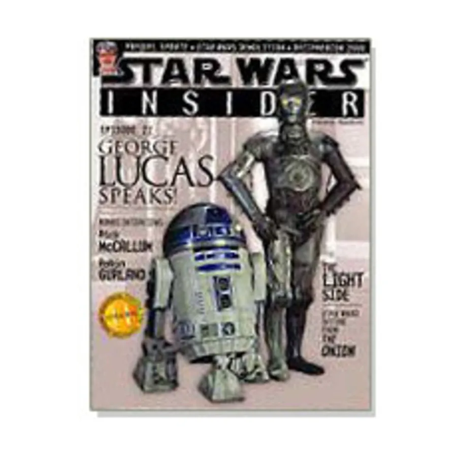Журнал #52 "George Lucas Speaks!, Star Wars Satire from the Onion", Star Wars Insider #051 - #100 (WOTC)
Журнал #52 "George Lucas Speaks!, Star Wars Satire from the Onion", Star Wars Insider #051 - #100 (WOTC)