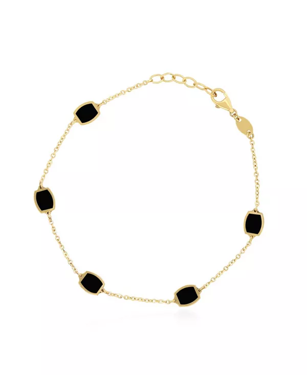 Браслет Onyx Icon из 14-каратного золота The Lovery, black
Браслет Onyx Icon из 14-каратного золота The Lovery, black