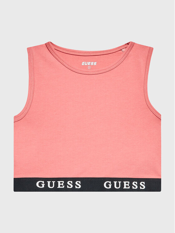Топ приталенного кроя Guess, розовый
Топ приталенного кроя Guess, розовый
