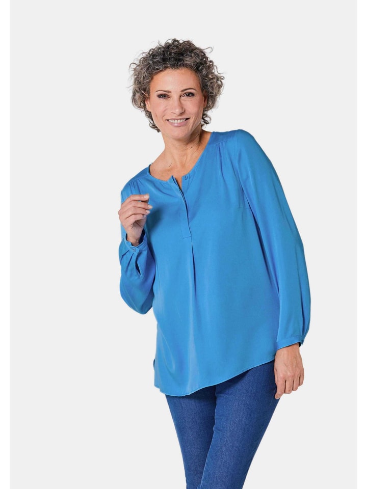 Короткий размер: Блузка, блузка без застежки с модным воротником в стиле Ривьера. GOLDNER
Короткий размер: Блузка, блузка без застежки с модным воротником в стиле Ривьера. GOLDNER