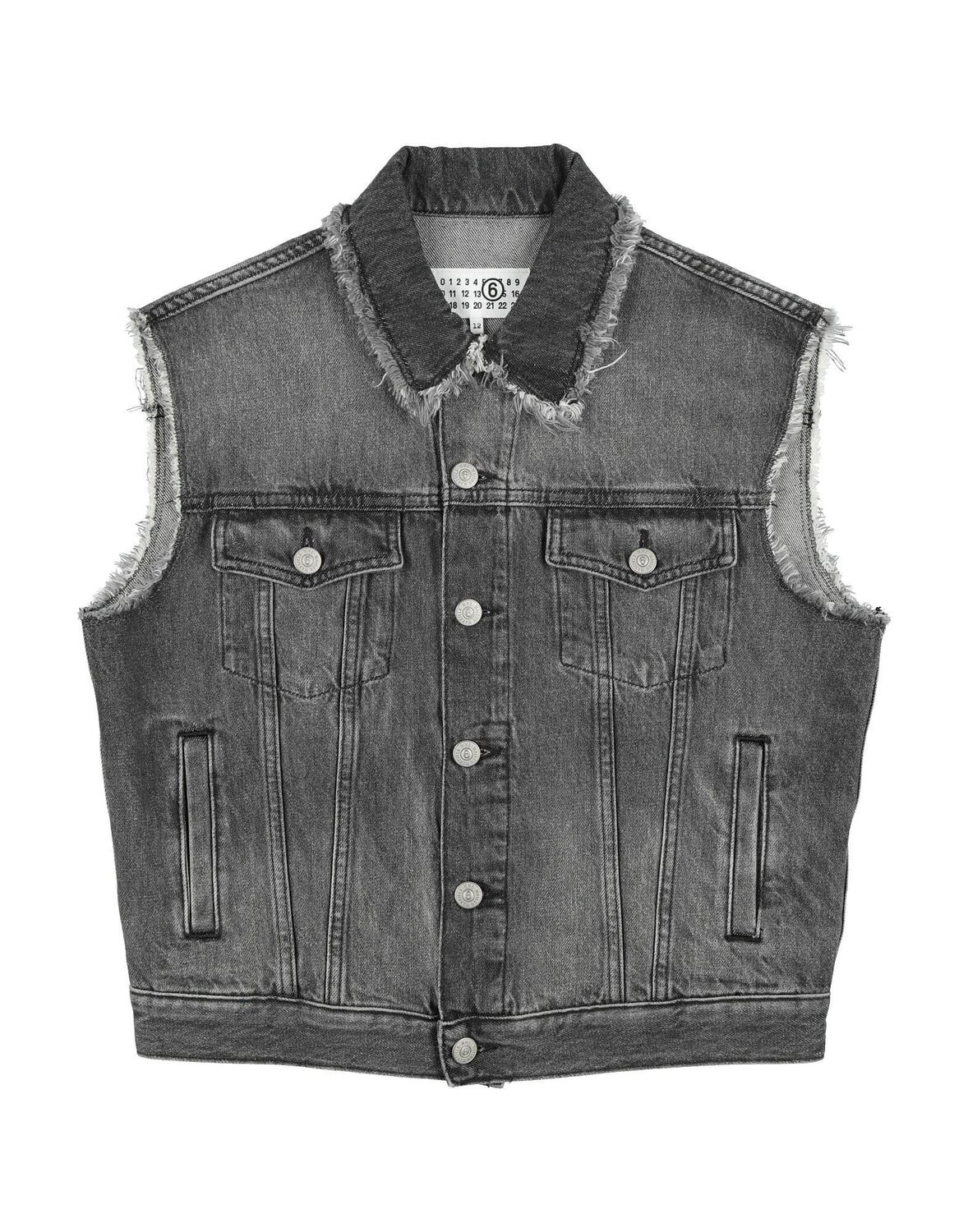 Джинсовая куртка для девочек Mm6 Maison Margiela, черный
Джинсовая куртка для девочек Mm6 Maison Margiela, черный