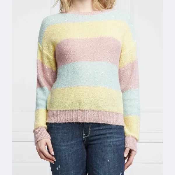 Свитер свободного кроя с добавлением шерсти Liu Jo, мультиколор
Свитер свободного кроя с добавлением шерсти Liu Jo, мультиколор