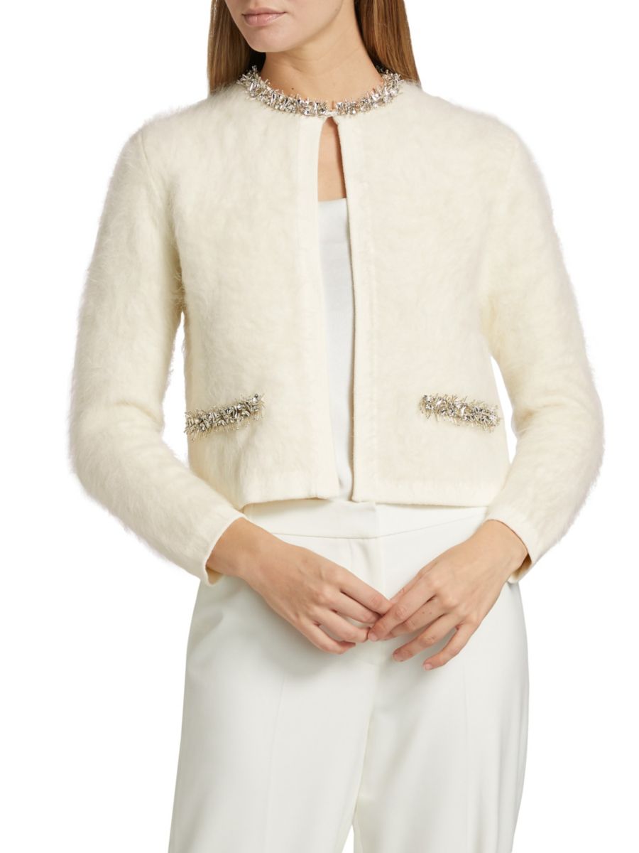 Кардиган Madeline из смеси альпаки с декоративным узором Kobi Halperin, слоновая кость
Кардиган Madeline из смеси альпаки с декоративным узором Kobi Halperin, слоновая кость