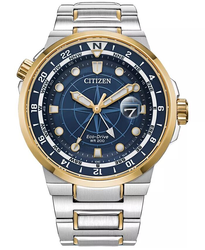 Мужские часы Eco-Drive Endeavour с двухцветным браслетом из нержавеющей стали, 44 мм Citizen
Мужские часы Eco-Drive Endeavour с двухцветным браслетом из нержавеющей стали, 44 мм Citizen
