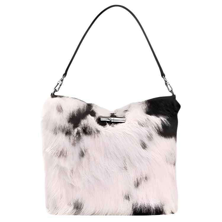 LONGCHAMP Тканевая сумка Le Roseau средняя женская черно-белая
LONGCHAMP Тканевая сумка Le Roseau средняя женская черно-белая