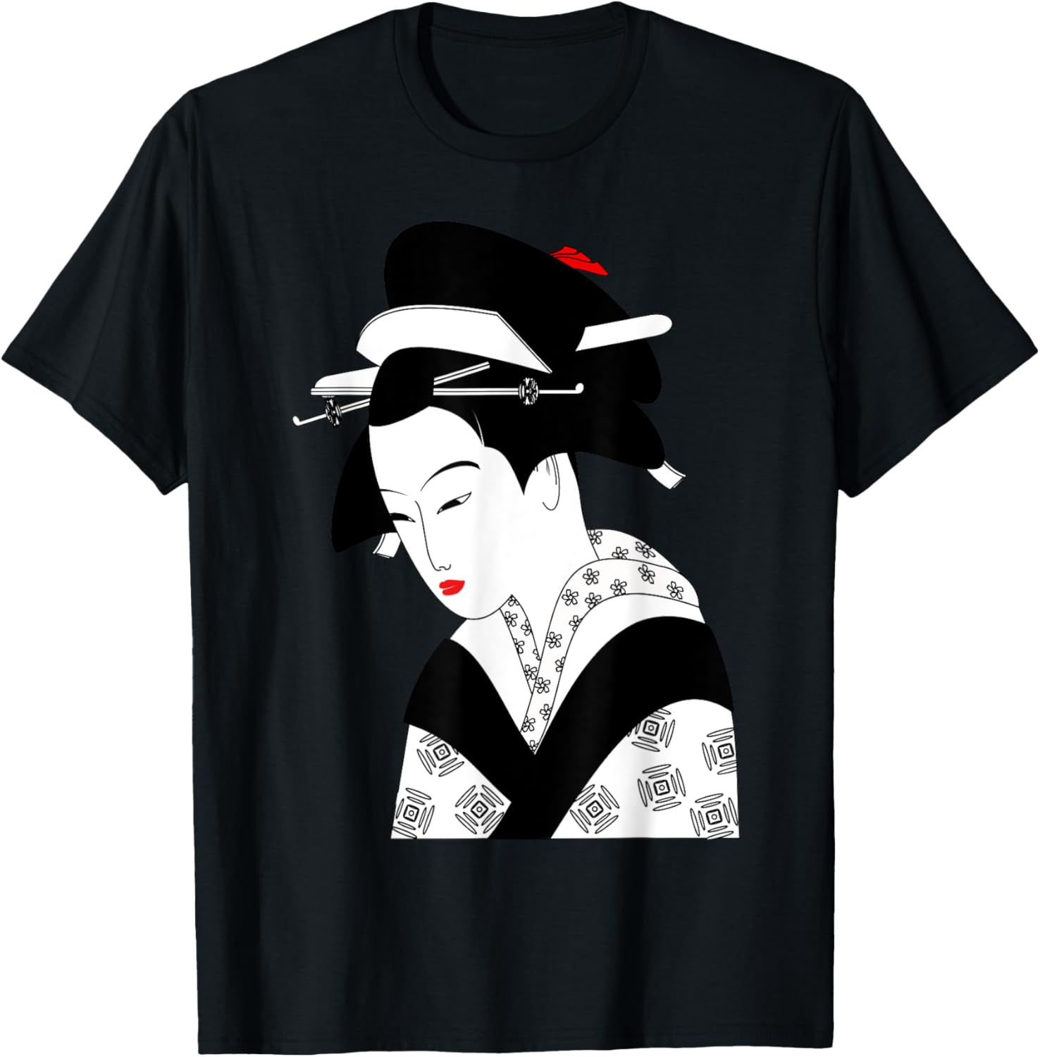 Футболка с изображением китайской гейши и красной помадой Vg Productions
Футболка с изображением китайской гейши и красной помадой Vg Productions