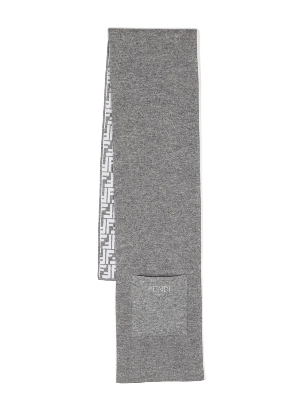 Шарф с логотипом FENDI KIDS, серый
Шарф с логотипом FENDI KIDS, серый