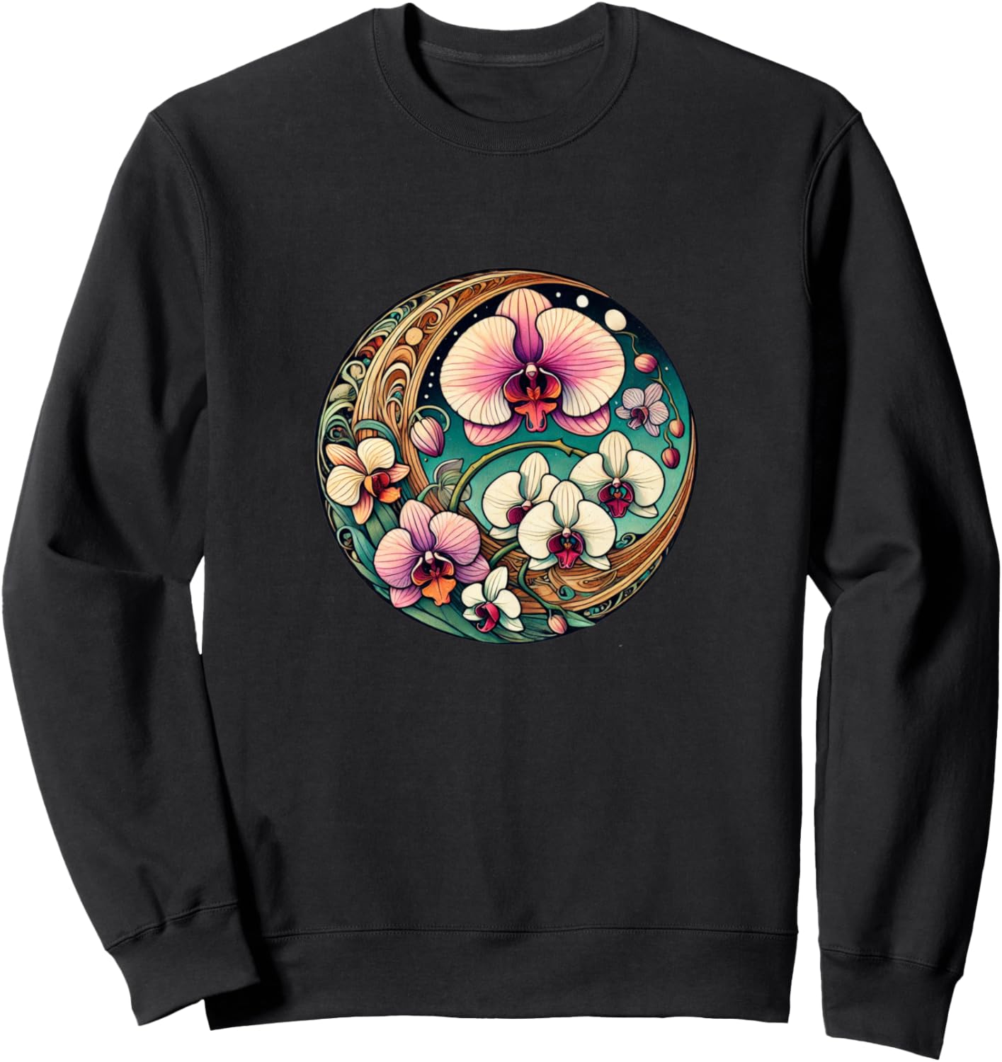 Иллюстрация орхидеи в стиле модерн. Толстовка с изображением орхидеи Vintage Orchid Love Snugg, черный
Иллюстрация орхидеи в стиле модерн. Толстовка с изображением орхидеи Vintage Orchid Love Snugg, черный