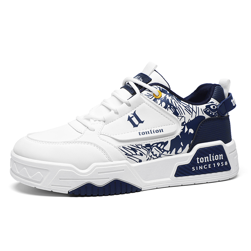 Легкие и дышащие низкие скейтерские кроссовки мужские Tonlion, белый
Легкие и дышащие низкие скейтерские кроссовки мужские Tonlion, белый