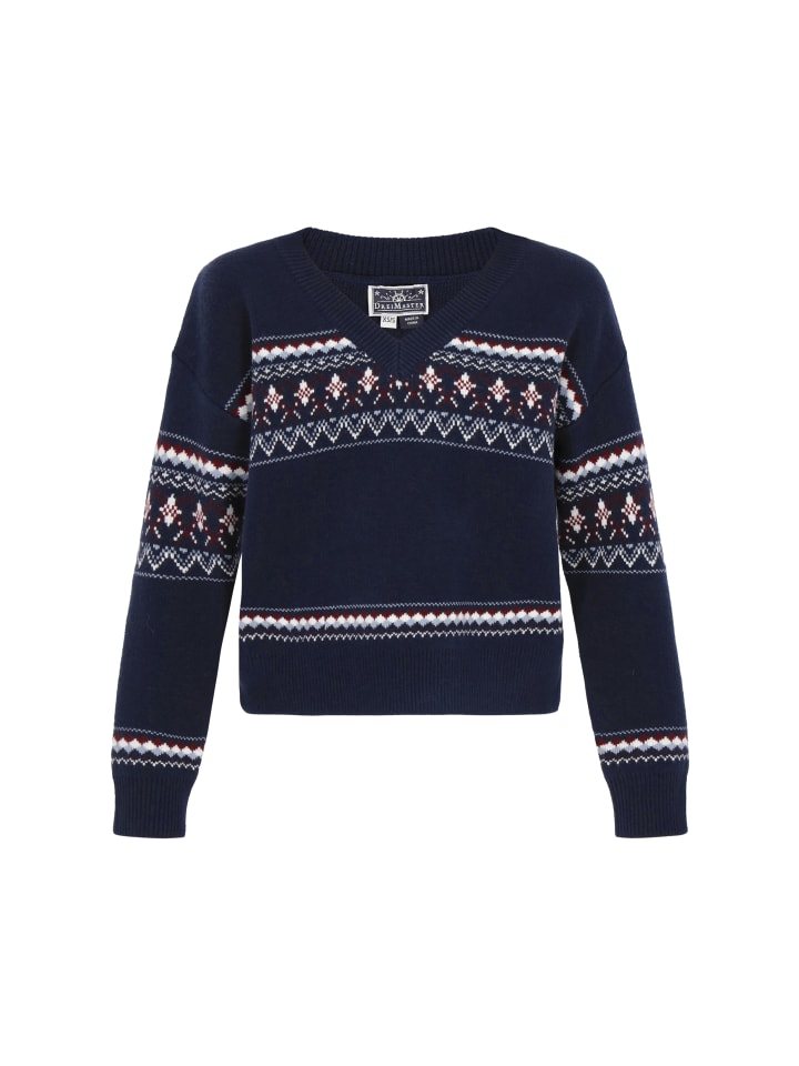 DreiMaster Женский свитер темно-синего цвета
DreiMaster Женский свитер темно-синего цвета