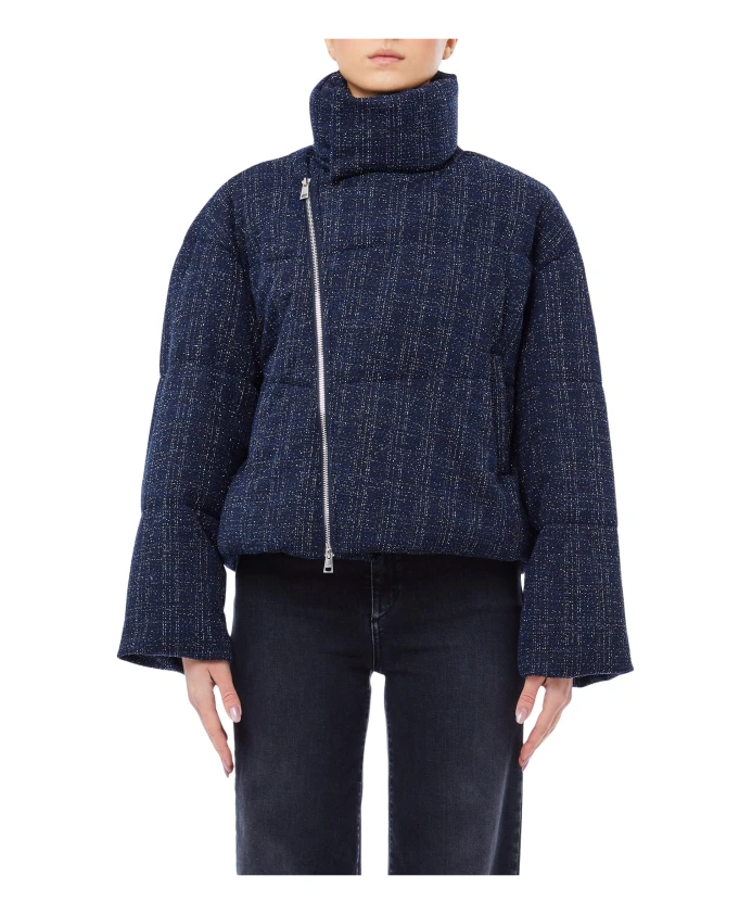 Куртка из овечьей кожи с люрексовым наполнителем. Liu Jo, синий
Куртка из овечьей кожи с люрексовым наполнителем. Liu Jo, синий