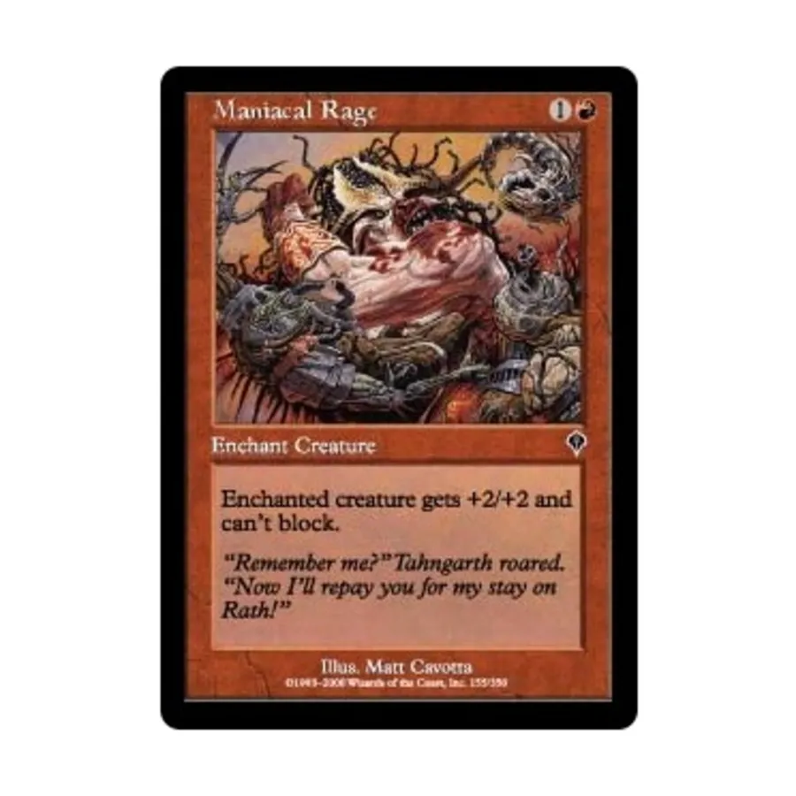 CCG Маниакальная ярость (клавиша C), MTG - Invasion
CCG Маниакальная ярость (клавиша C), MTG - Invasion