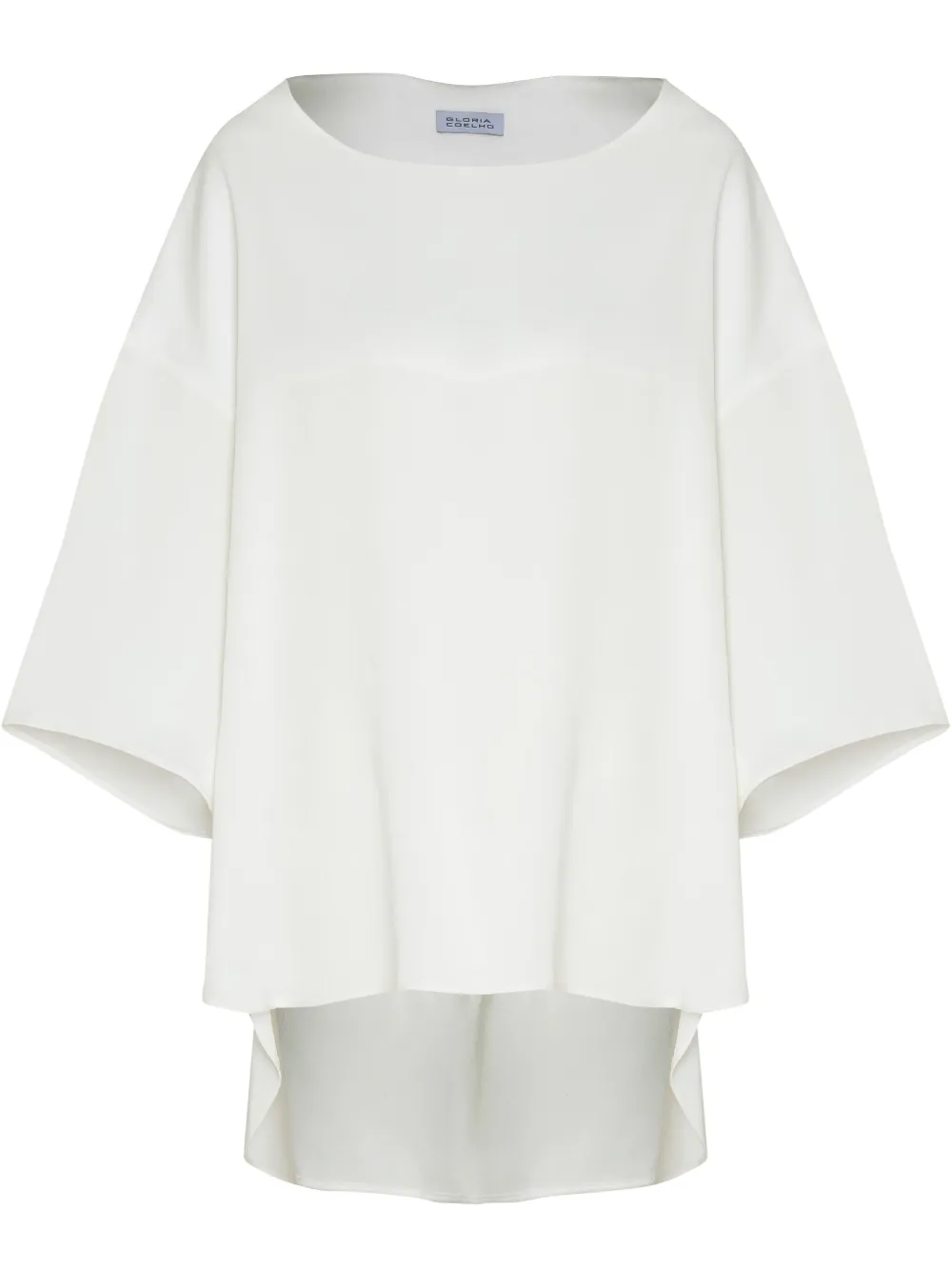 Блузка с приспущенными плечами Gloria Coelho, белый 
Блузка с приспущенными плечами Gloria Coelho, белый