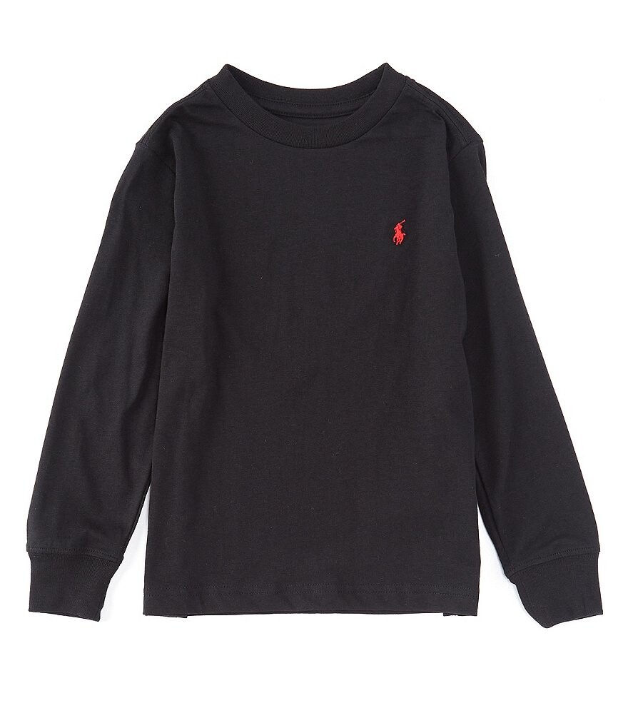 Трикотажная футболка с круглым вырезом и длинными рукавами Polo Ralph Lauren Little Boys 2T-7, черный
Трикотажная футболка с круглым вырезом и длинными рукавами Polo Ralph Lauren Little Boys 2T-7, черный