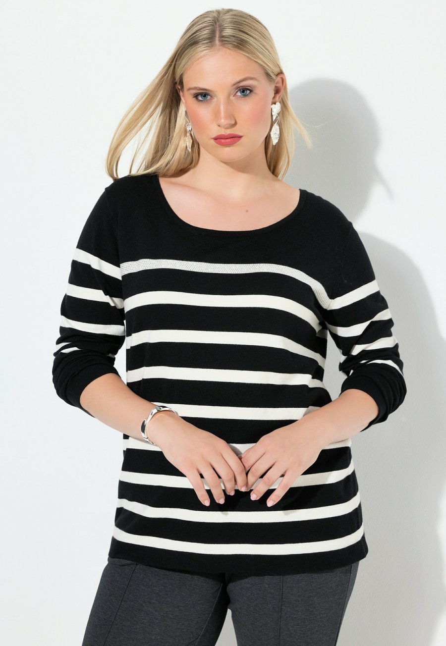 Джемпер Ulla Popken STREIFEN LANGARM , Black
Джемпер Ulla Popken STREIFEN LANGARM , Black