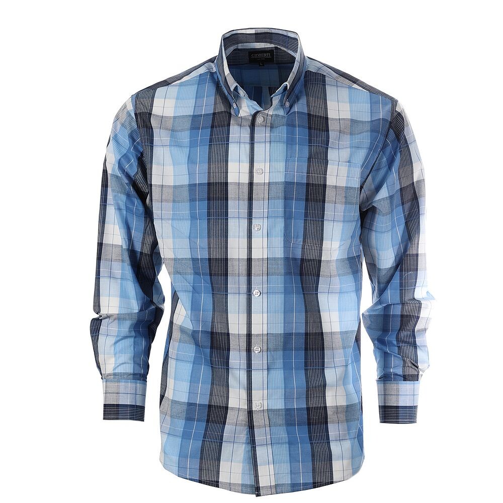 Мужская рубашка в клетку с длинным рукавом Gioberti, цвет Blue Striped Band
Мужская рубашка в клетку с длинным рукавом Gioberti, цвет Blue Striped Band