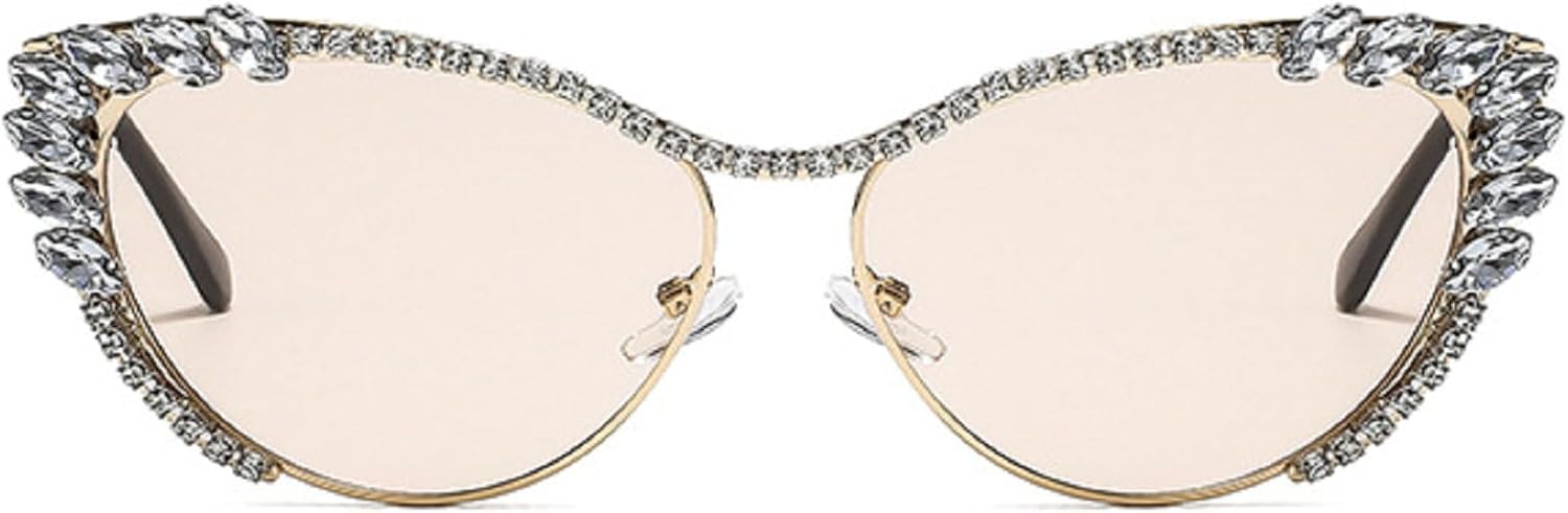 Популярные винтажные солнцезащитные очки в стиле «кошачий глаз» с бриллиантами и металлическими стразами, панк-стиль, роскошные розовые хрустальные очки N47 mincl, Champagne
Популярные винтажные солнцезащитные очки в стиле «кошачий глаз» с бриллиантами и металлическими стразами, панк-стиль, роскошные розовые хрустальные очки N47 mincl, Champagne