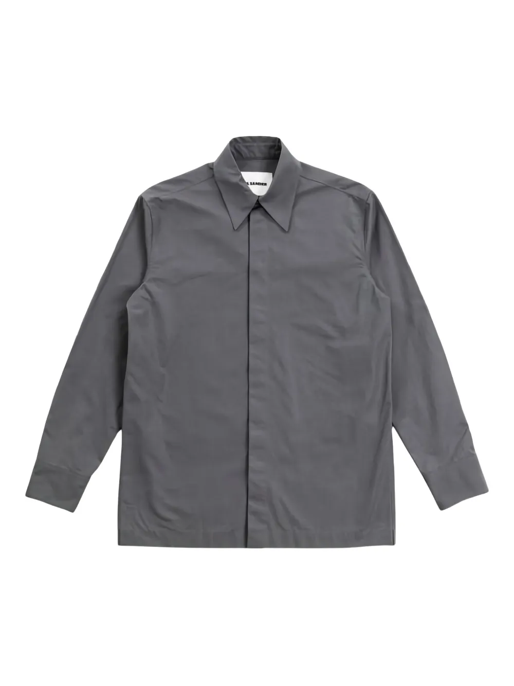 Хлопковая рубашка с длинными рукавами Jil Sander, серый
Хлопковая рубашка с длинными рукавами Jil Sander, серый