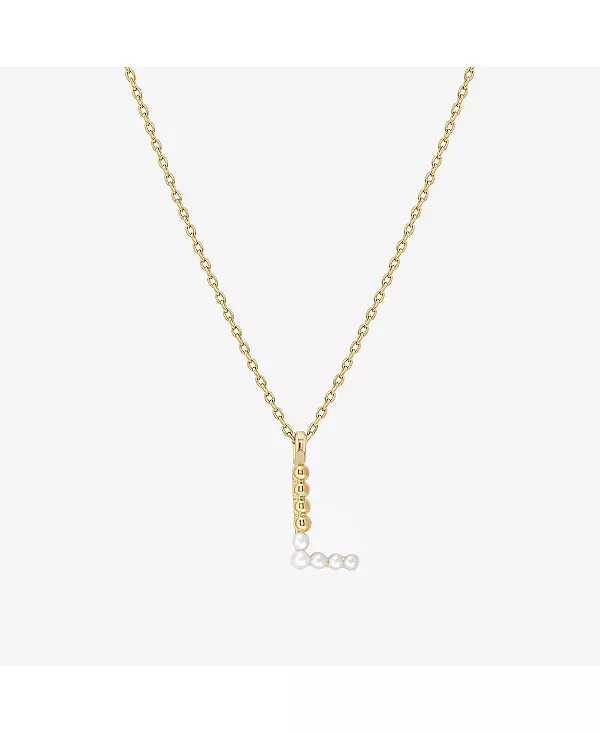 Ожерелье с инициалами из культивированного жемчуга Bearfruit Jewelry, l
Ожерелье с инициалами из культивированного жемчуга Bearfruit Jewelry, l