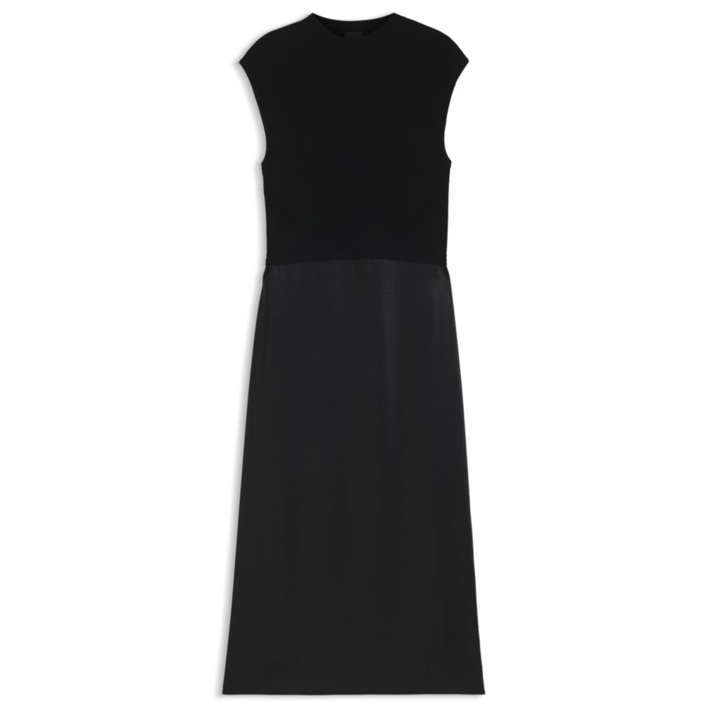 Вязаное платье с атласной юбкой BOSS, черный
Вязаное платье с атласной юбкой BOSS, черный