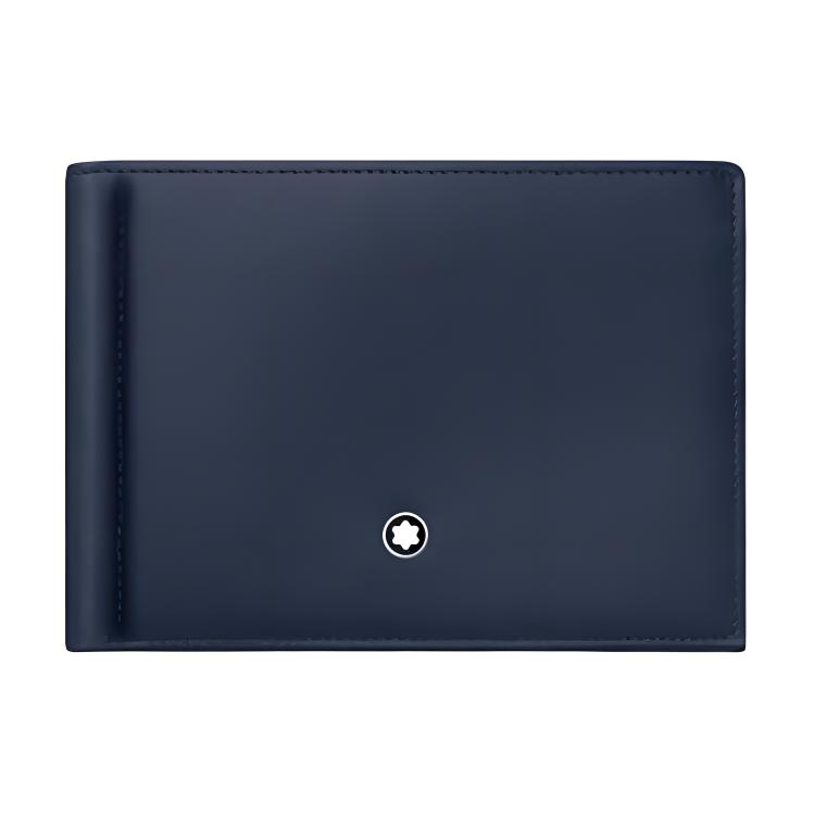 MONTBLANC Кожаный кошелек Meisterstuck с клипом мужской морской синий 
MONTBLANC Кожаный кошелек Meisterstuck с клипом мужской морской синий