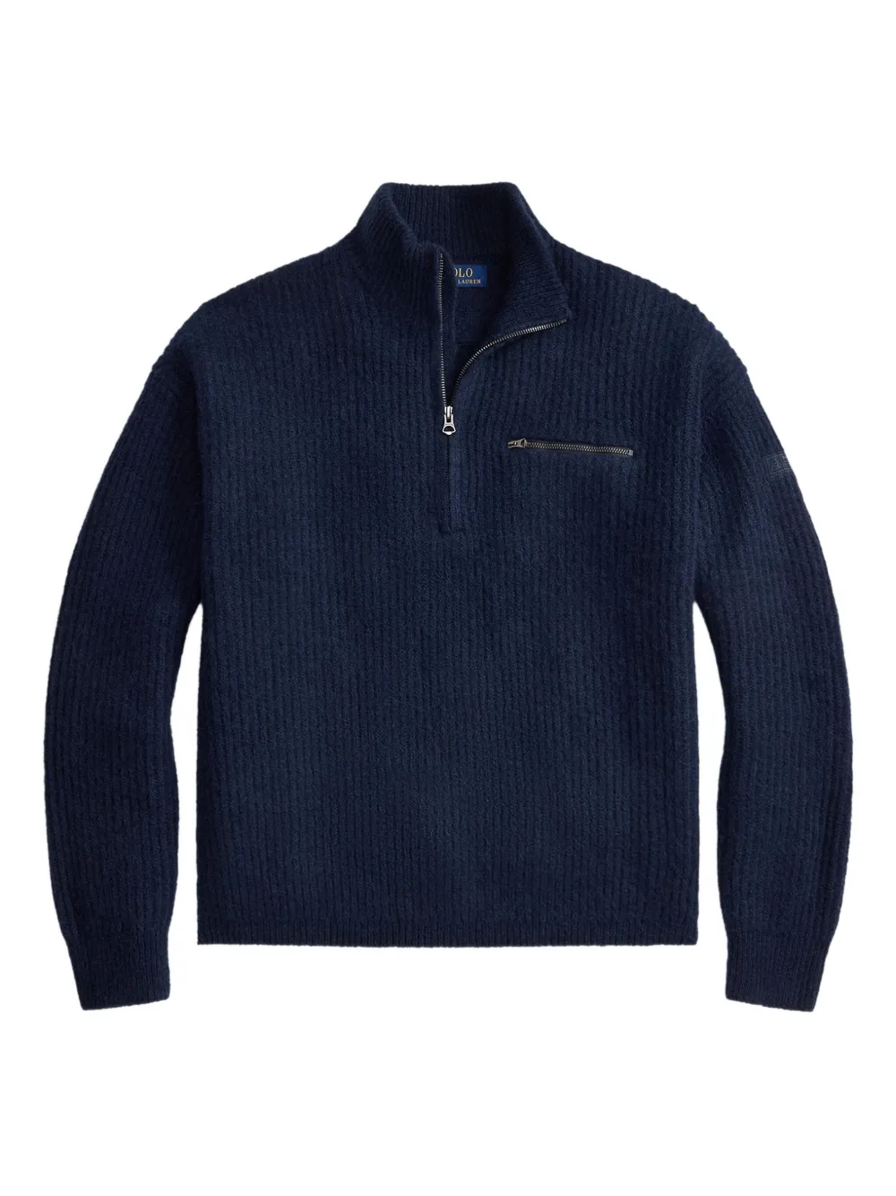 Свитер с воротником на молнии Polo Ralph Lauren, синий
Свитер с воротником на молнии Polo Ralph Lauren, синий
