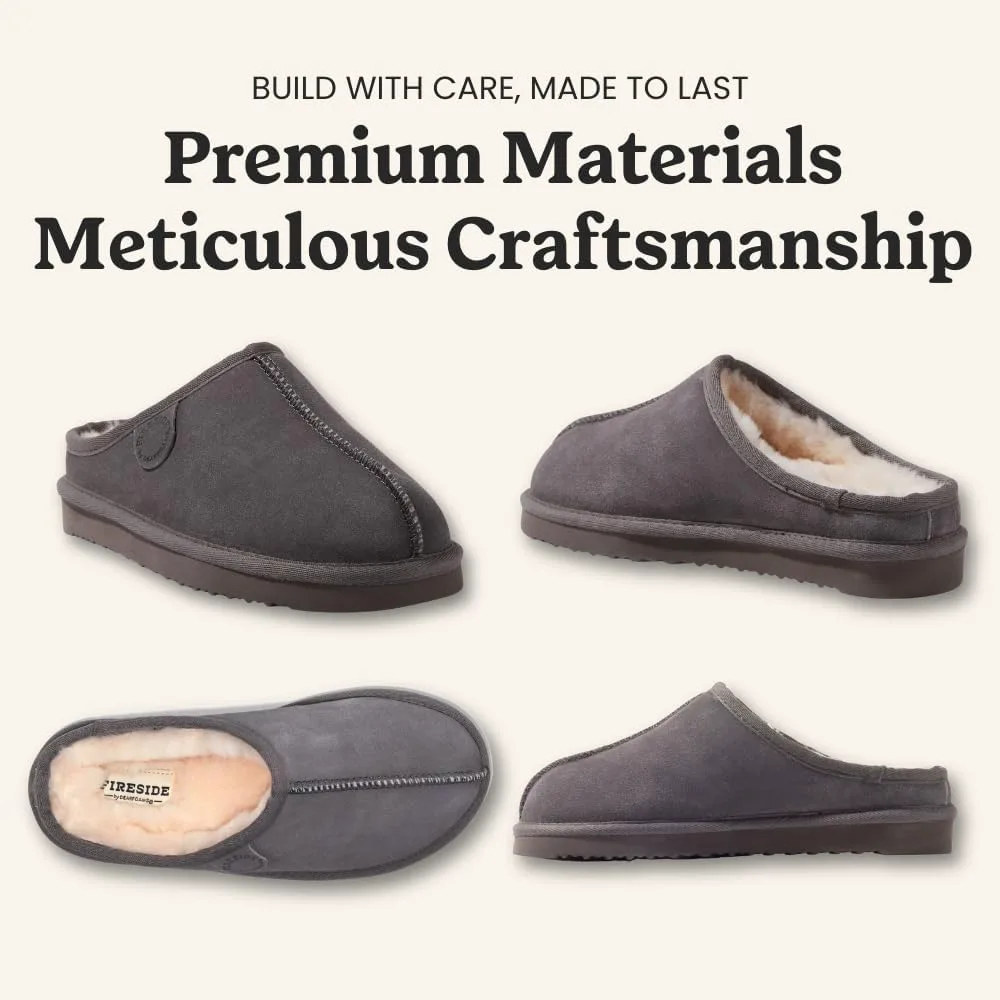 Клогги Fireside от Dearfoams для мужчин Grafton Shearling для дома и улицы Fireside by Dearfoams, серый
Клогги Fireside от Dearfoams для мужчин Grafton Shearling для дома и улицы Fireside by Dearfoams, серый