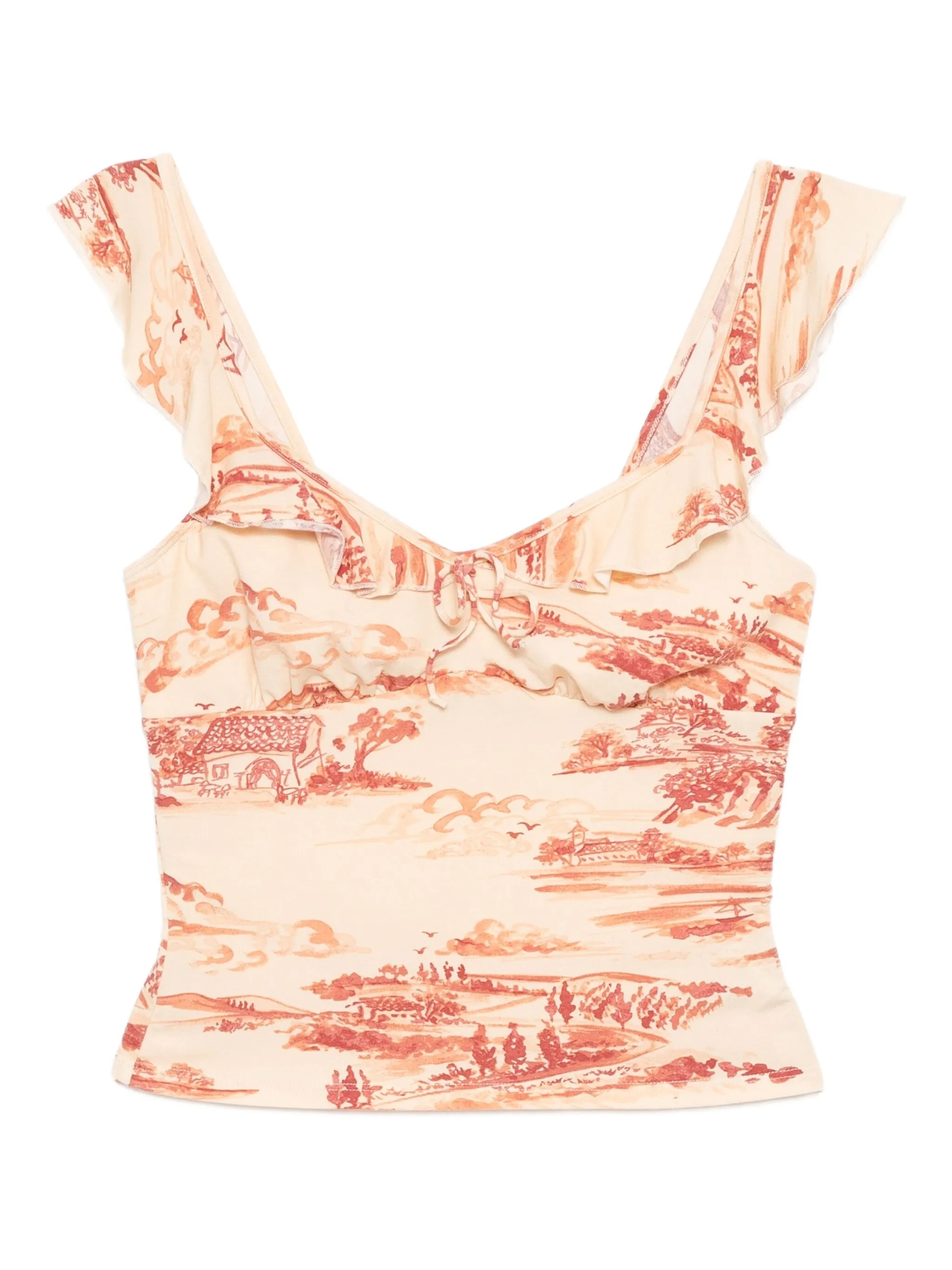 Топ Lemmy без рукавов Reformation, бежевый
Топ Lemmy без рукавов Reformation, бежевый