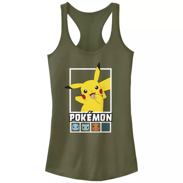 Майка-борцовка с квадратами команды покемонов юниоров Licensed Character, цвет military green
Майка-борцовка с квадратами команды покемонов юниоров Licensed Character, цвет military green