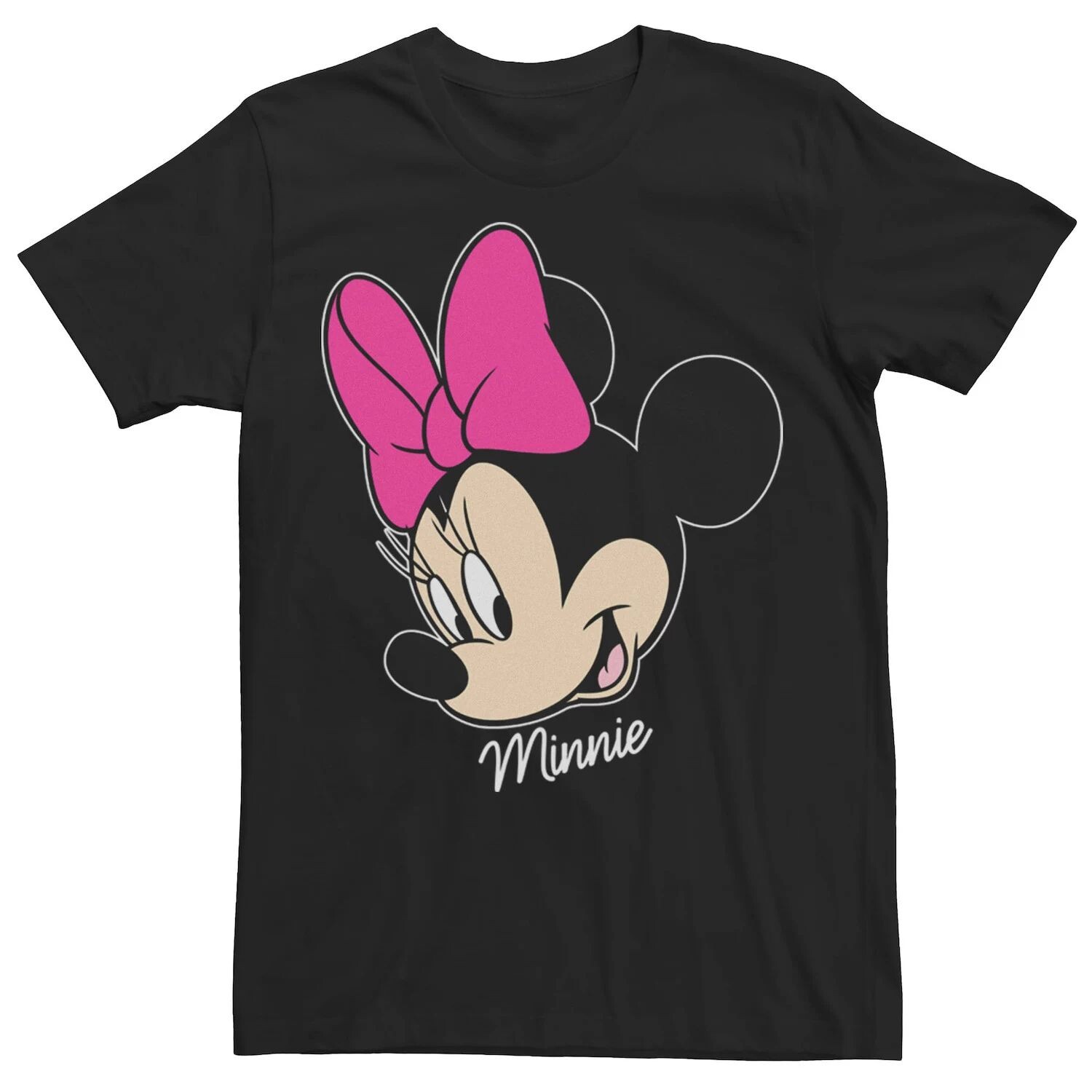 Мужская футболка Disney с изображением Минни Маус и портретной улыбкой Licensed Character 
Мужская футболка Disney с изображением Минни Маус и портретной улыбкой Licensed Character