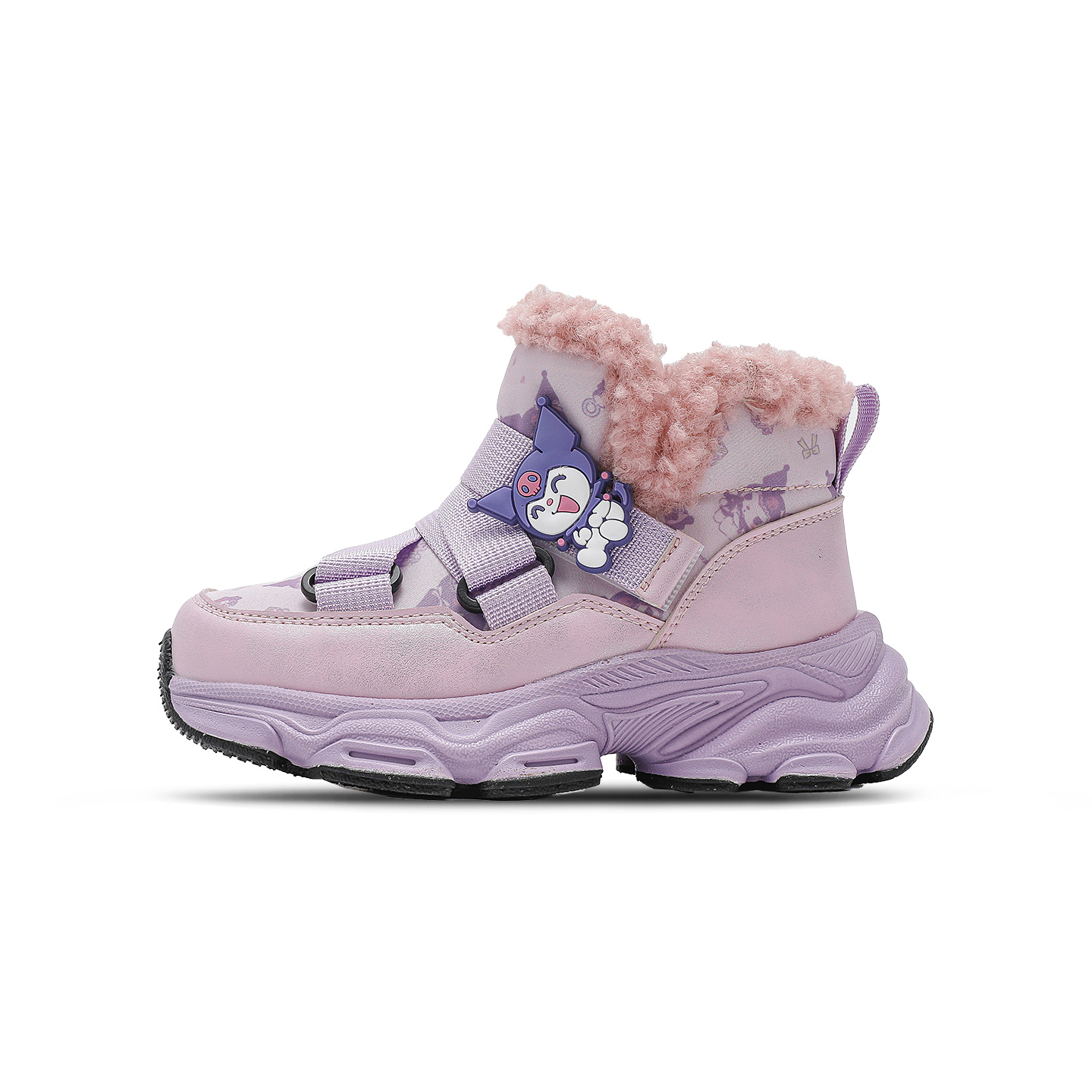 Hello Kitty нескользящие легкие амортизирующие мид-топ детские хлопковые ботинки Sanrio, светло-фиолетовый
Hello Kitty нескользящие легкие амортизирующие мид-топ детские хлопковые ботинки Sanrio, светло-фиолетовый