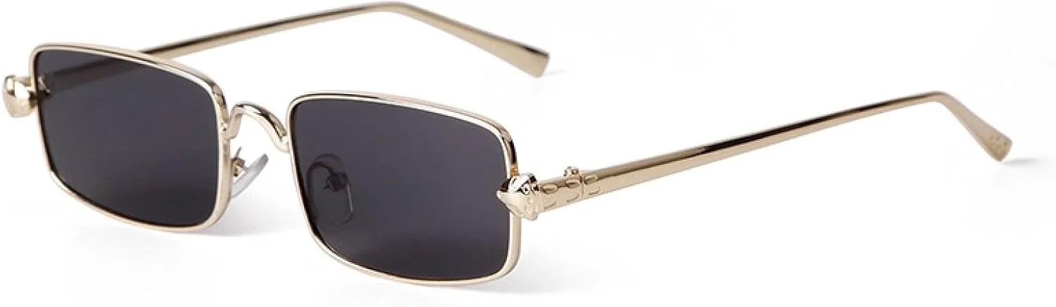 Маленькие классические модные солнцезащитные очки с прямоугольными линзами для женщин и мужчин, металлическая оправа, защита от УФ-излучения UV400 TVTBBVV, 1
Маленькие классические модные солнцезащитные очки с прямоугольными линзами для женщин и мужчин, металлическая оправа, защита от УФ-излучения UV400 TVTBBVV, 1