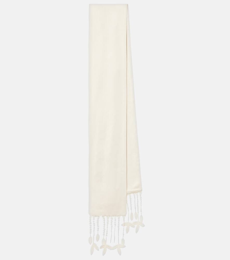 Шарф с кружевной отделкой Toteme, Snow
Шарф с кружевной отделкой Toteme, Snow