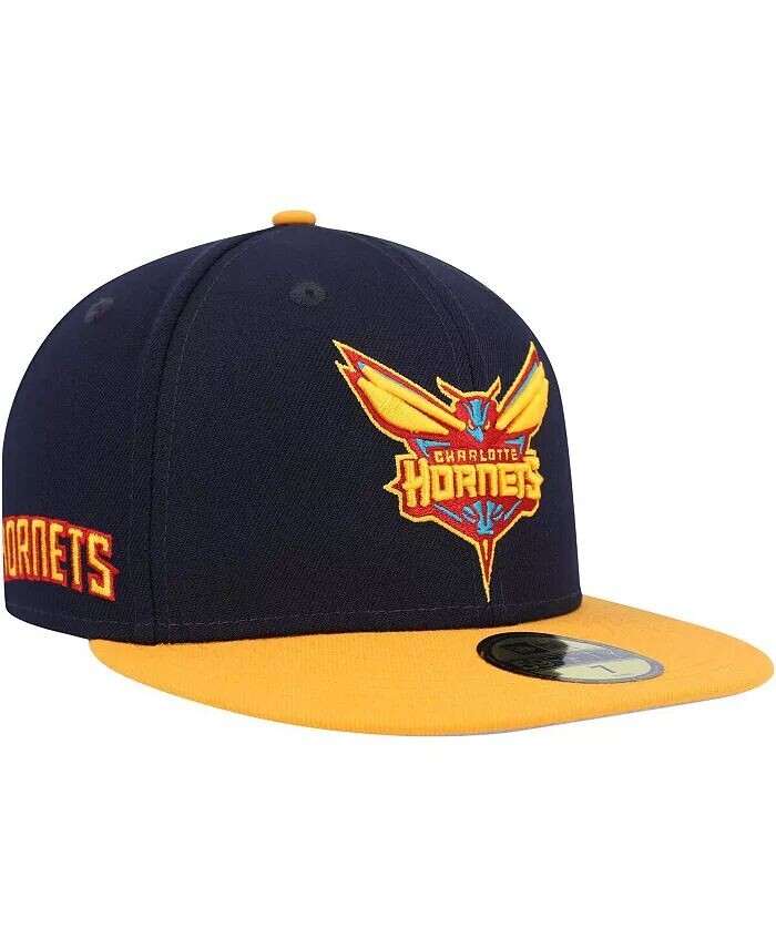 Мужская темно-синяя, золотая шляпа Charlotte Hornets Midnight 59FIFTY Fitted New Era
Мужская темно-синяя, золотая шляпа Charlotte Hornets Midnight 59FIFTY Fitted New Era