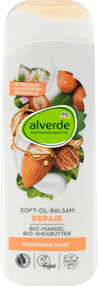 Alverde Soft Oil Balm Восстанавливающий органический миндаль и органическое масло ши 250 мл alverde NATURKOSMETIK
Alverde Soft Oil Balm Восстанавливающий органический миндаль и органическое масло ши 250 мл alverde NATURKOSMETIK