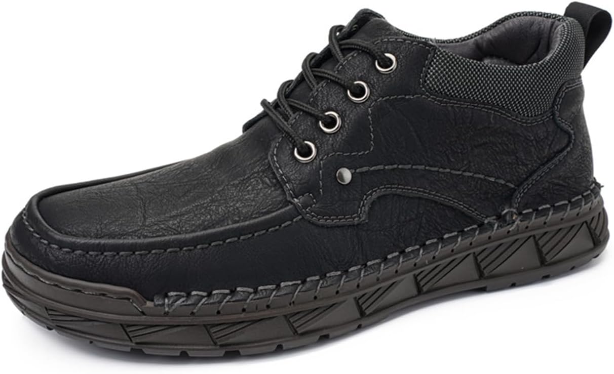 Мужские повседневные кожаные туфли ZHOUPULP, лоферы, модные удобные кроссовки на шнуровке, ручная строчка, лоферы средней высоты, черный
Мужские повседневные кожаные туфли ZHOUPULP, лоферы, модные удобные кроссовки на шнуровке, ручная строчка, лоферы средней высоты, черный