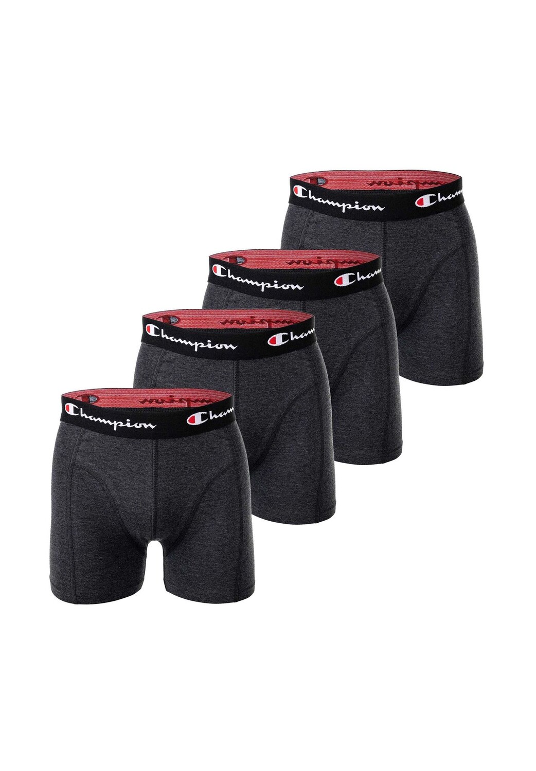 Мужские шорты-боксеры, 4 шт. в упаковке, хлопок, пояс с логотипом, однотонные Champion, цвет Grau Meliert
Мужские шорты-боксеры, 4 шт. в упаковке, хлопок, пояс с логотипом, однотонные Champion, цвет Grau Meliert