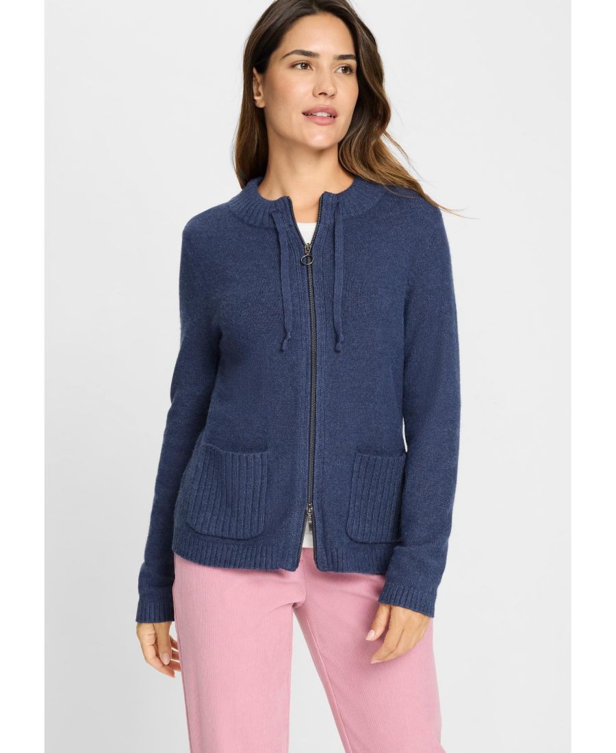 Женский кардиган на молнии Olsen, Indigo denim melange
Женский кардиган на молнии Olsen, Indigo denim melange