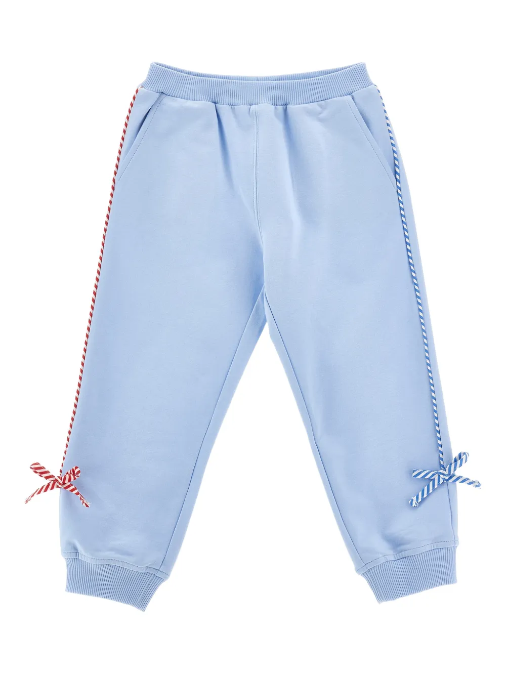 Спортивные брюки с отделкой в полоску Monnalisa, синий
Спортивные брюки с отделкой в полоску Monnalisa, синий