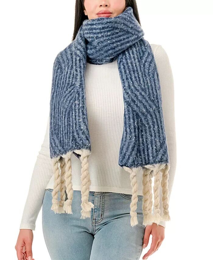 Шарф с узором Marcus Adler, синий
Шарф с узором Marcus Adler, синий