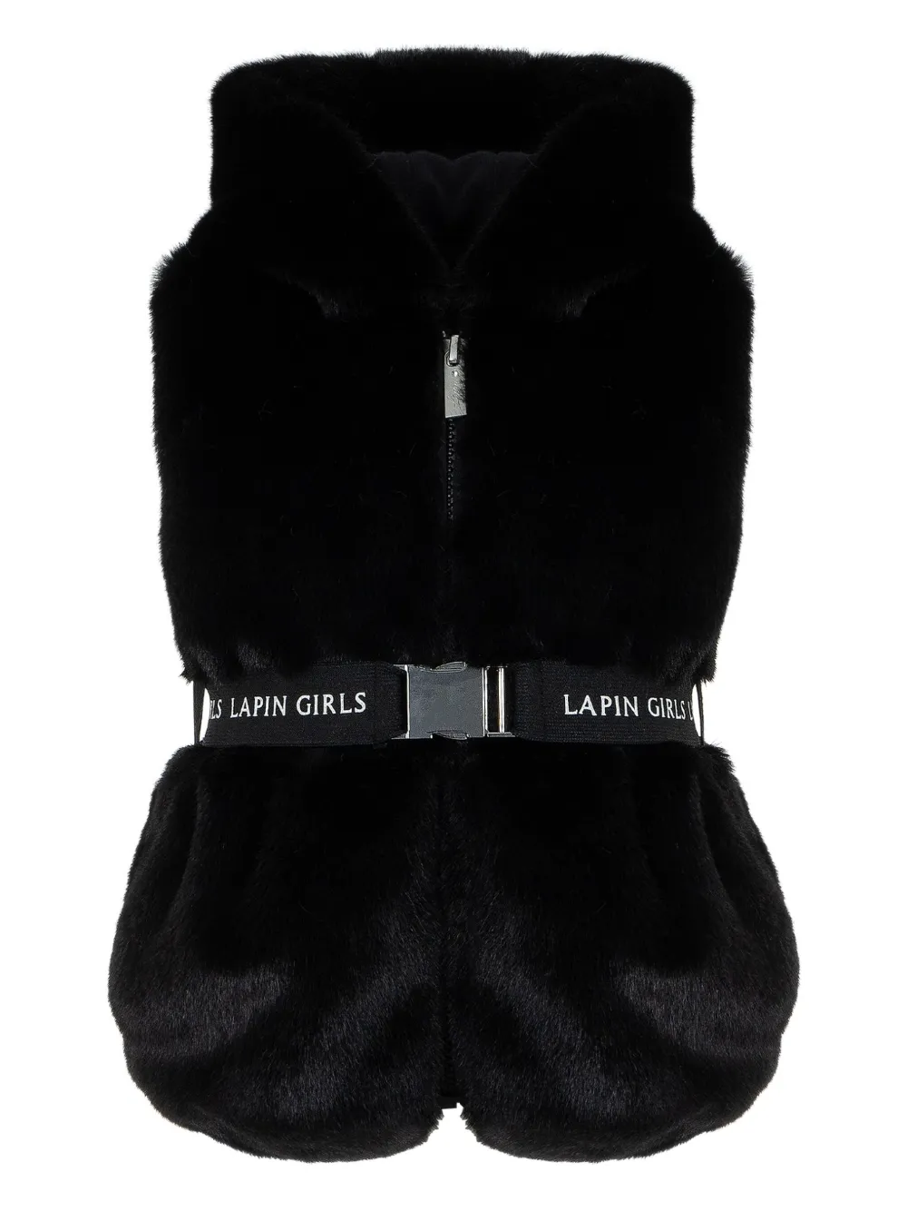 Жилет с капюшоном и поясом Lapin House, черный
Жилет с капюшоном и поясом Lapin House, черный