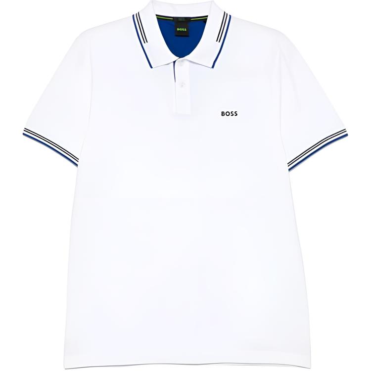 Поло с резиновым логотипом HUGO BOSS, белый
Поло с резиновым логотипом HUGO BOSS, белый