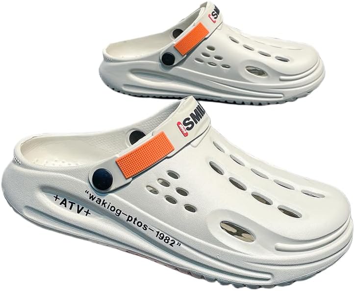 Мужские модные дышащие слипоны-клоги - удобная подошва против скольжения, летние пляжные сандалии с толстой платформой для дома, улицы и сада Hchctry, серый
Мужские модные дышащие слипоны-клоги - удобная подошва против скольжения, летние пляжные сандалии с толстой платформой для дома, улицы и сада Hchctry, серый